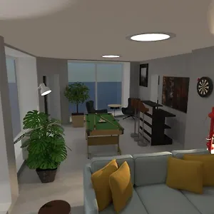 Apartment Zentrales Game Loft - Fuer 10 Gaeste Stuttgart